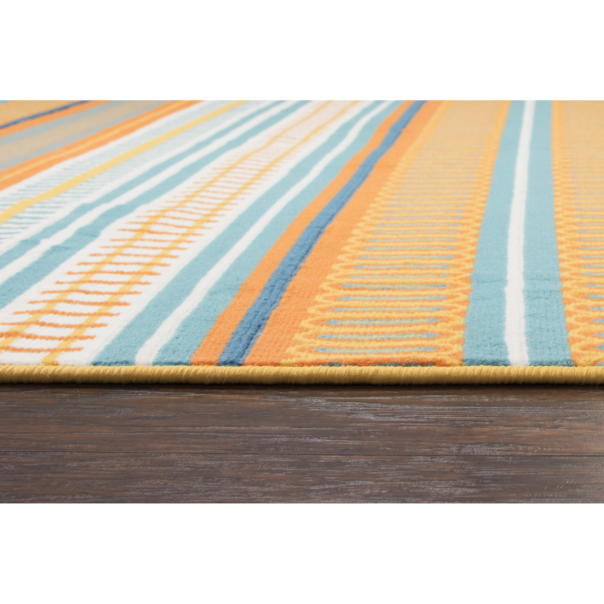 Zipcode Design Terry Orange/Blue Indoor/Outdoor Area Rug & Reviews Wayfair.ca